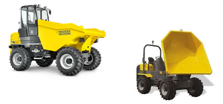 Photo: wheeled dumpers for hire